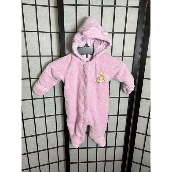Disney Classic Winnie the Pooh Pink Snowsuit - Picture 1 of 5